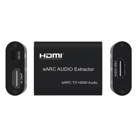EARC Audio Extractor EARC To HDMI Audio Converter Splitter Adapter Support CEC 5.1CH 7.1 Sound TV To
