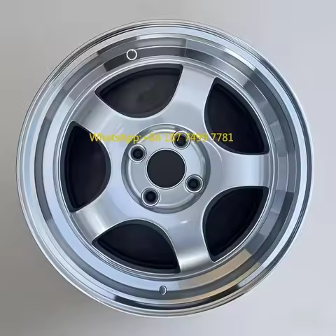 14 15 Inch 4x100 ET35 Five-spoke Aluminum Alloy Wheels Modification Upgrade Car Rims