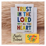 Magnetic Bookmark Bible Verse | Clip-on Bookmark | Gift Ideas | Penanda Buku Magnetik
