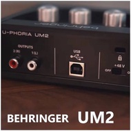 BEHRINGER UMC22/ UM2/UMC202HD Microphone Amplifier live recording External sound card USB Audio inte