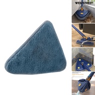 Weststreet Mop Cloth Strong Decontamination Deep Cleaning Superfine Fiber Imitation Hand Twist Triangle Mop Head Pad for Home