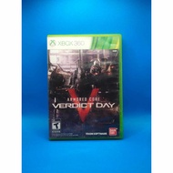 armored core v verdict day xbox 360 cd game NTSC region