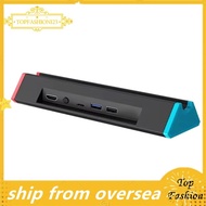 [TopFashion] For Switch 2 Dock Station 4K@120Hz -Compatible USB & Type C Ports Enhanced Gaming Perfo