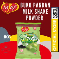 Tropical Delight: Injoy Buko Pandan Milk Shake Powdered Drink Mix 1kg - Perfect for Refreshing Drink