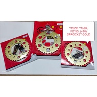 Y15ZR FZ150 Y16ZR GOLD SPROCKET 428