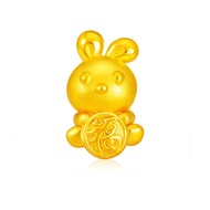 SK Jewellery Blessed Zodiac Rabbit 999 Pure Gold Charm Bracelet