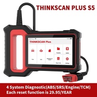 QAZWS Thinkcar THINKSCAN Plus เครื่องมือวินิจฉัยรถ S6 S5 OBD2สแกนเนอร์ยานยนต์ Mulit-System สแกนเนอร์