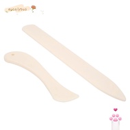 EUCALYTUSMY 2pcs Leather Craft Tool, Manual Tool Plastic Bone Folder, Tracing Tools Burnishing Tool 