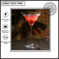 Martini glass cocktail- Ly cocktail miệng chéo Dụng cụ bartender