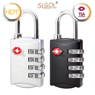 SLGOL ต่างประเทศศุลกากรล็อค TSA รหัสล็อครถเข็นกระเป๋าเดินทางกระเป๋าเดินทางป้องกันการโจรกรรมเช็คอินผ่านกุญแจกระเป๋าเดินทาง