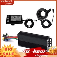Three Mode Ebike Sine Wave Controller 36V/48V/52V 40A with S866 LCD Display SM Connector for 2000W E