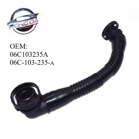 OE 06C103235A 06C-103-235-A High Quality Engine Crankcase Breather Valve Vent Hose Pipe For Audi A4 