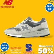 Sepatu Sneakers NB New Balance 997 Black Grey Pria Wanita Made In USA 100% Original BNIB