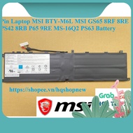 ️ MSI BTY-M6L MSI GS65 8RF 8RE PS42 8RB P65 9RE MS-16Q2 PS63 Battery