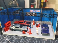 Garage kiểu mỹ dành cho xe mô hình 1/64