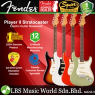 Fender Player II Stratocaster Contoured Alder Body Electric Guitar with SSS Pickup and Rosewood Fret