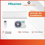 Hisense Inverter Air Conditioner with 4D Auto Swing App Control Plasma Generator (TUGS Series) - Available in 1.0-1.5HP