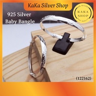 Original 925 Silver Baby Bangle For Kids (322162) | Gelang Tangan Budak Perak 925 | Ready Stock