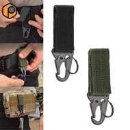 prettyia Nylon Duty Belt Keepers with Key Holder for 2 inch Wide Belt Carabiner Hook