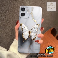 HP Samsung A07 4G 2025 Case - Rajacase - Samsung A07 4G casing - Butterfly case Motif - Cellphone pr