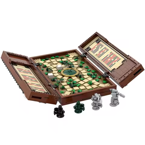 Gobricks MOC Jumanji Board Game Building Block Model Movie Jumanji Magic Chessboard Bricks Toys Kid 