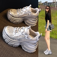 HT1180-33 Elevating Thick Sole Comfortable Women's Summer Mesh Sport Shoes