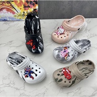 Crocs Kids Tie-Dye Clogs Sandals Crocs Sandals For Kids boy Slippers with jibbitz