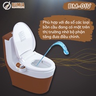 Combo 2 nắp bồn cầu thông minh Bumia bidet bm01 hai vòi xịt vệ sinh hậu môn và vệ sinh phụ nữ thiết