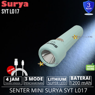 Onlinestore776 - Surya SYT L017 Senter Led Mini Super Terang Emergency Flashlight SYT-L017 Super LED