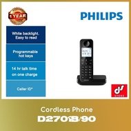 Philips D2701B/90 Cordless phone WITH 1 YEAR WARRANTY