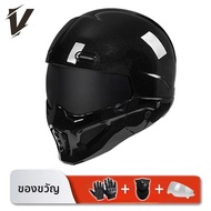 Vgv ขี่จักรยานสามชิ้นของขวัญหมวกกันน็อคแมงป่องเต็มและเปิดหน้าหมวกกันน็อครถจักรยานยนต์แบบแยกส่วนทุกฤด