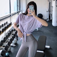 Yoga Shirt New Quick Dry Sport Top Gym tshirt Sport Clothes for Woman