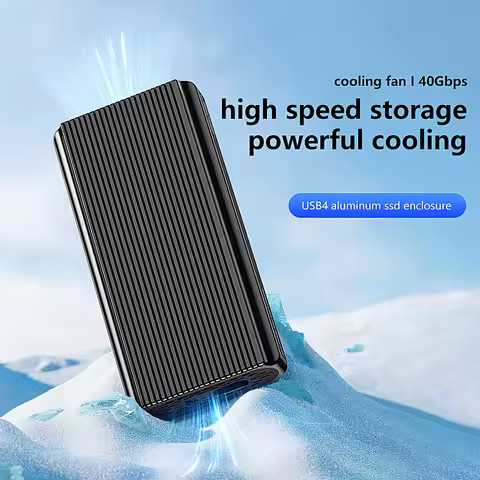 Blueendless 40Gbps M.2 NVMe SSD Enclosure M2 PCIe 4.0 NVME SSD Case M.2 to USB4.0 adaptor Aluminum S