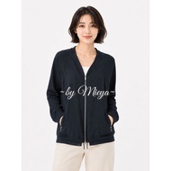 2Bloved AX Armani Exchange Navy Blue Zip-Up Bomber Jacket