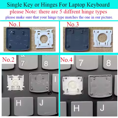 Key cap hinges Clip For Lenovo V15-IGL 82C3 V15-ADA V15-IIL V145-15AST V155–15API S145-15 laptop Key
