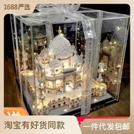 Toy Compatible with Lego High Difficulty Assembling Taijiling Girl Disney Castle Large Adult Building Blocks Micro Parti