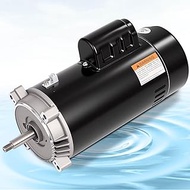 GCCSJ UST1202 2HP Pool Pump Motor, 56J Frame Swimming Pool Pump Motor, 115/230V, 3450 RPM, 303 Stain