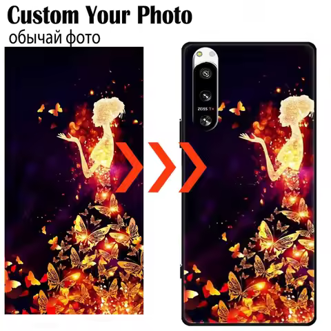 Customized Photo Phone Cases For Sony Xperia 5 V 10 IV 1 III Pro-I 5 II Silicone Cover DIY Personal 