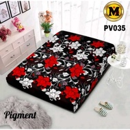 Large Floral Zippered Foam Mattress Cover 180x200 to Small 80x200