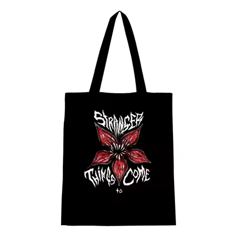 Tote Bag hawkins Demogorgon Bookish Bag Canvas Tote Bag Large Capacity Shoulder Handbag Shopping Bag