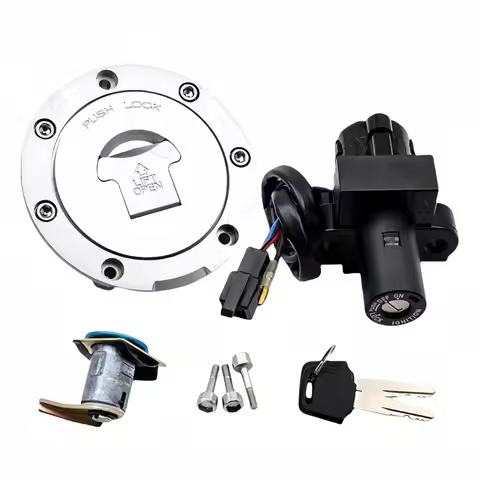 Motorcycle Ignition Switch Lock Fuel Gas Cap Cover Seat Lock Key For Honda CBR900RR CBR600 CBR400 CB