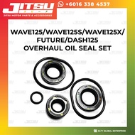 Overhaul Oil Seal Set HONDA WAVE125 S WAVE125X FUTURE DASH125 Over Haul Minyak Meterai Engine Enjin 
