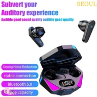 SEOUL TWS Wireless Headphones, X15 Bluetooth V5.0 Wireless Earbuds, Simple with Charging Case Ear Bu
