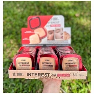 SFR COKOR INTEREST 24H FOUNDATION POWDER DENGAN PUFF FULL MATTE COVERAGE WATERPROOF CREST WEART BEDA
