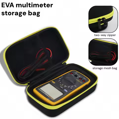 Multimeter Storage Case Carrying Storage Bag for Multimeter, Protective Hard Case Replacement for Fl