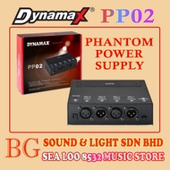 DYNAMAX PP02 2 CHANNEL PHANTOM POWER SUPPLY (9V BATTERY INCLUDED)