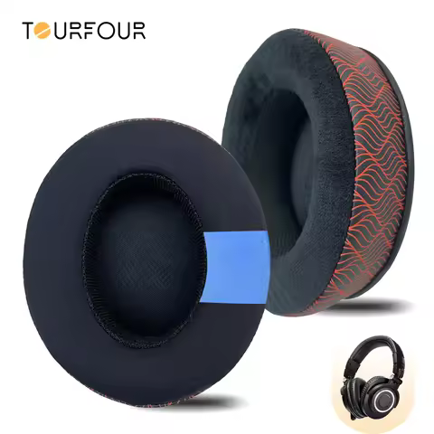 TOURFOUR Replacement Earpads for Audio Technica ATH-M50x,M50xBT,M40x,M30x,M20x,MSR7 Headphones Ear C