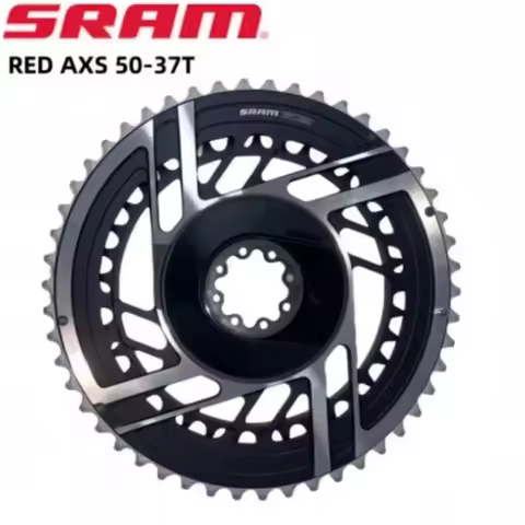 SRAM RED AXS 50-37T Chainring 8Bolt Direct Mount 2x12Speed 8 Holes Black Round Chainring Double Orig