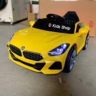 D Kids รถแบตเตอรี่เด็ก รถเด็กนั่ง ทรง BMW Z4 ขนาด2มอเตอร์ รถไฟฟ้าเด็ก บังคับผ่านมือถือได้
