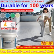 ✨High-Gloss✨Epoxy color sand floor paint epoxy flooring Epoxy Colored Sand Self-Leveling Cement Floo